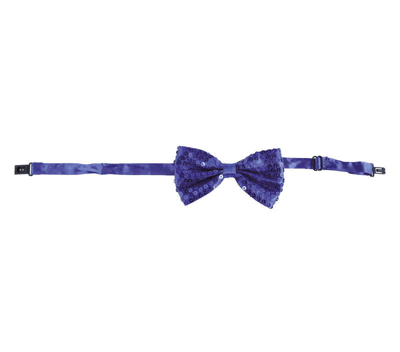 SEQUINED BOW TIE, 12 CM