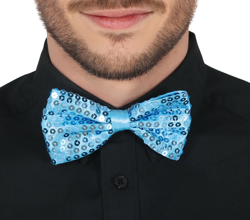 SEQUINED BOW TIE, 12 CM
