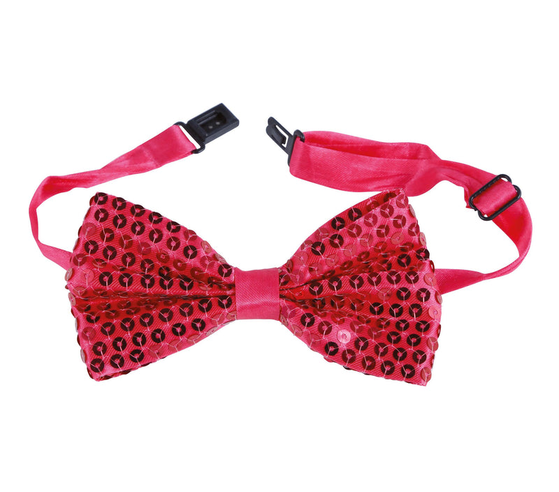 SEQUINED BOW TIE, 12 CM
