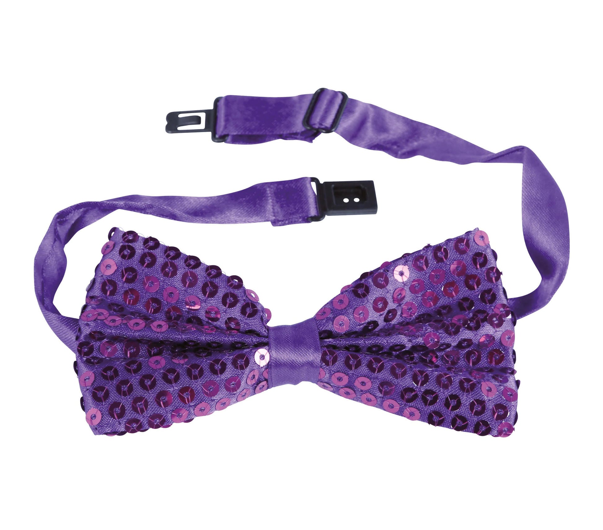 SEQUINED BOW TIE, 12 CM