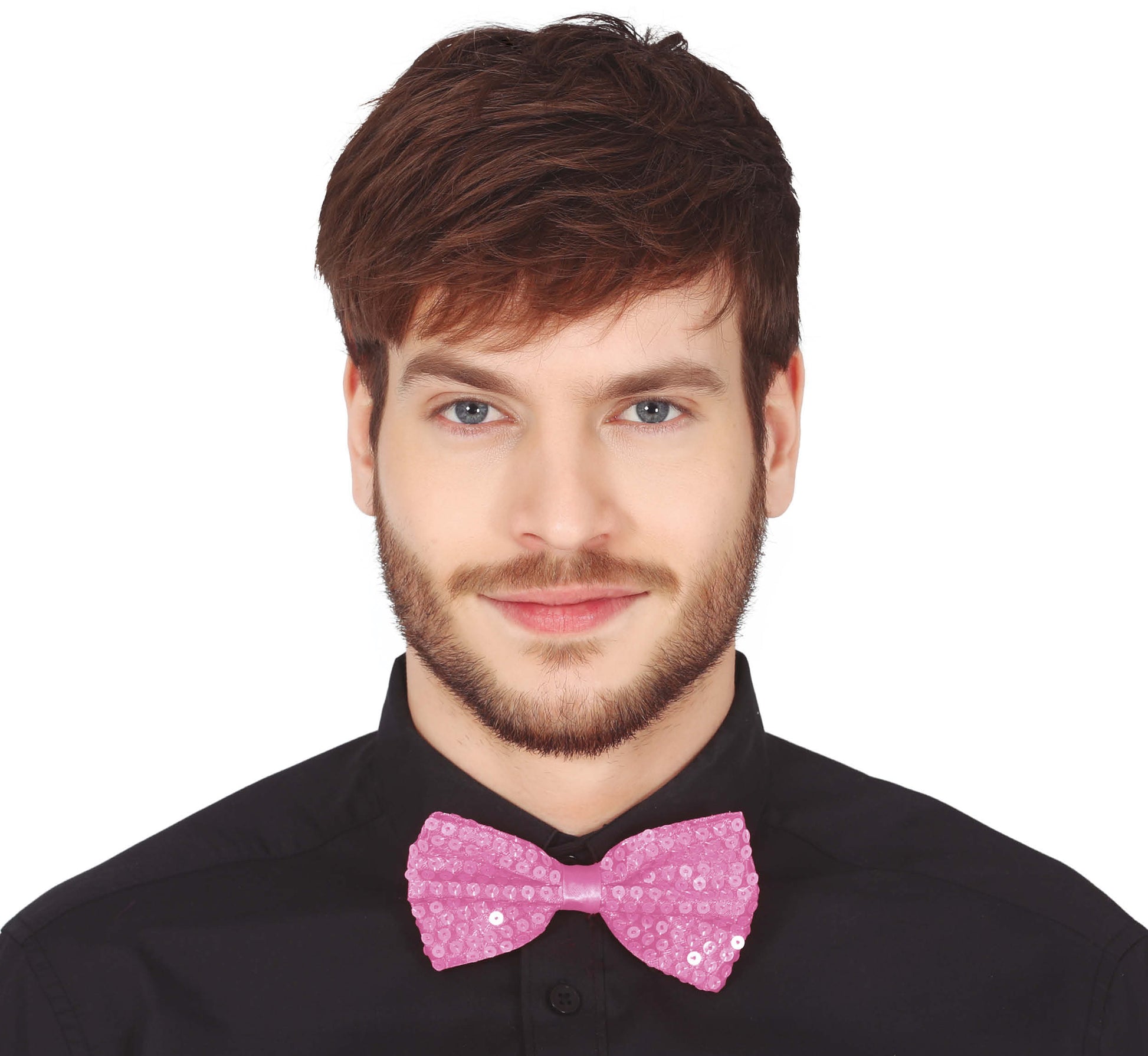 SEQUINED BOW TIE, 12 CM