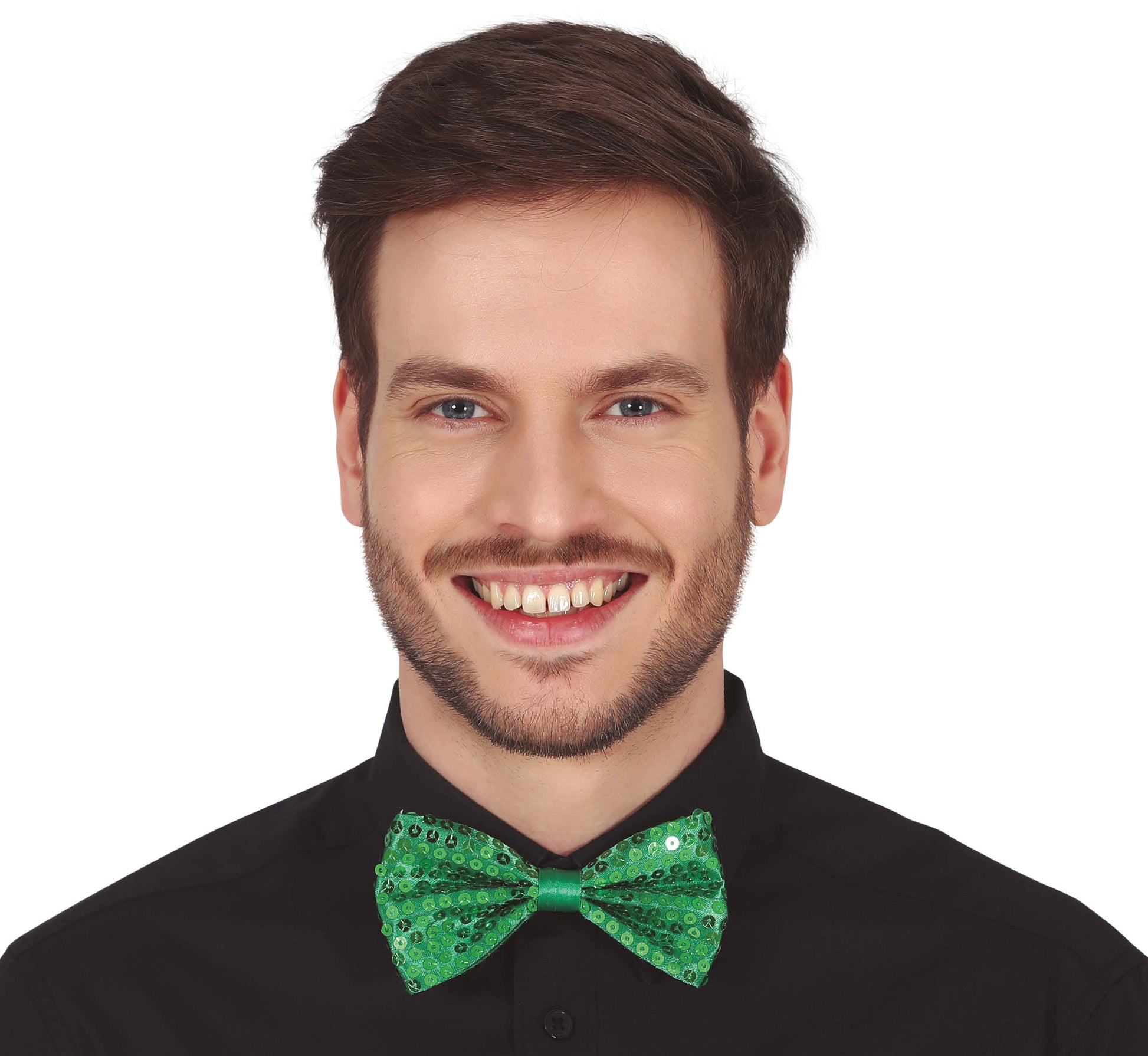 SEQUINED BOW TIE, 12 CM