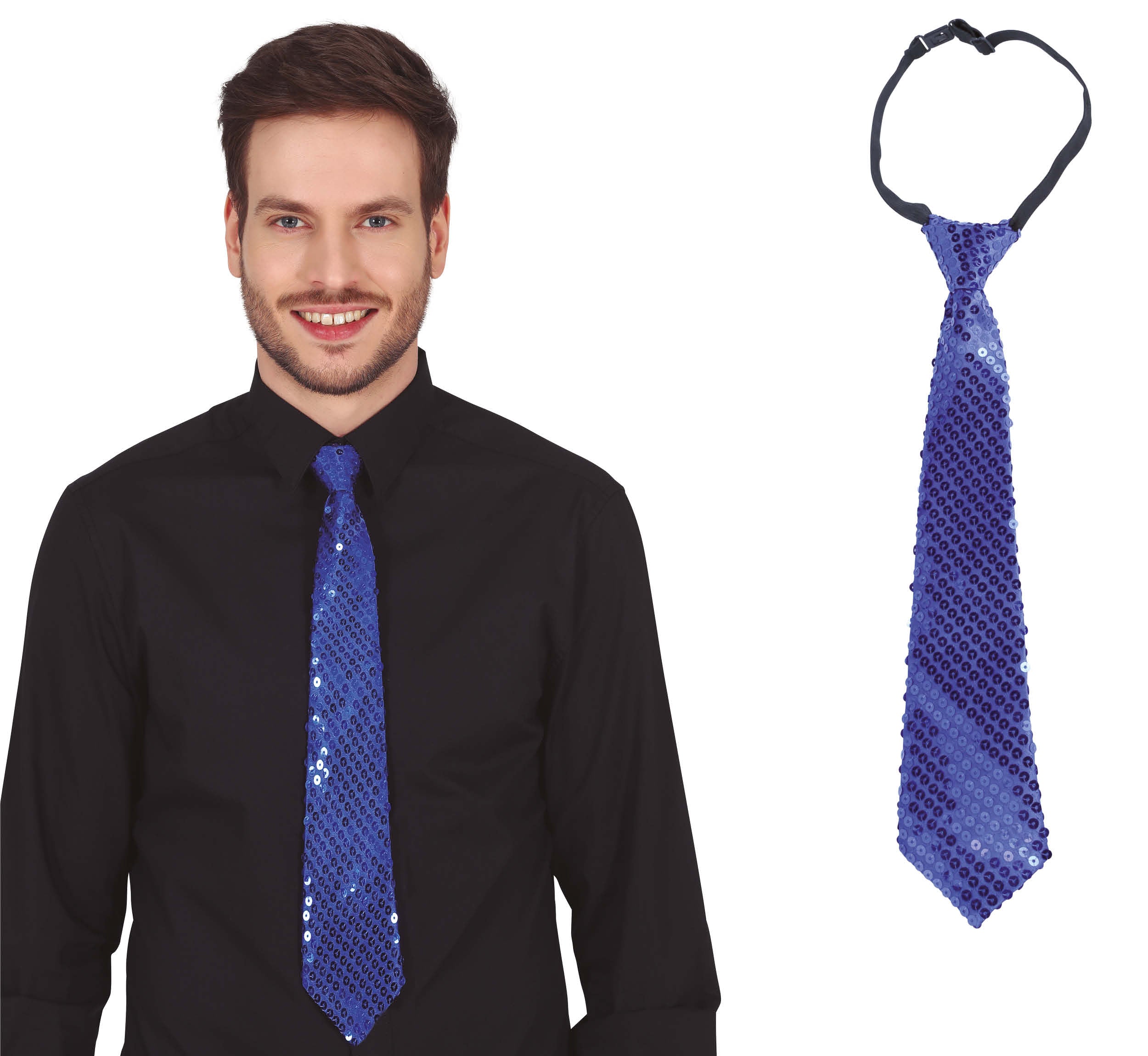 SEQUINS TIE 35 CM