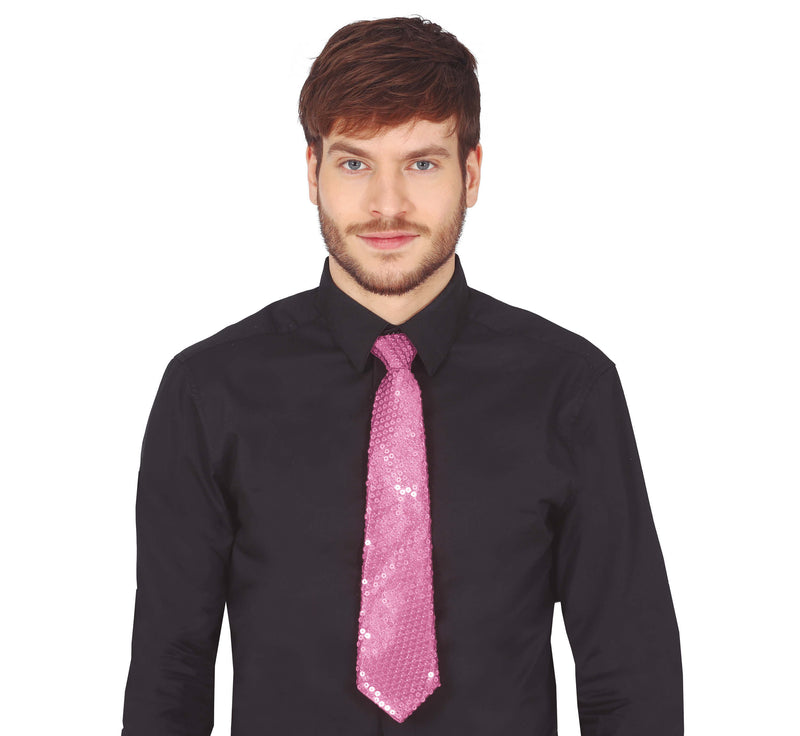 SEQUINS TIE 35 CM