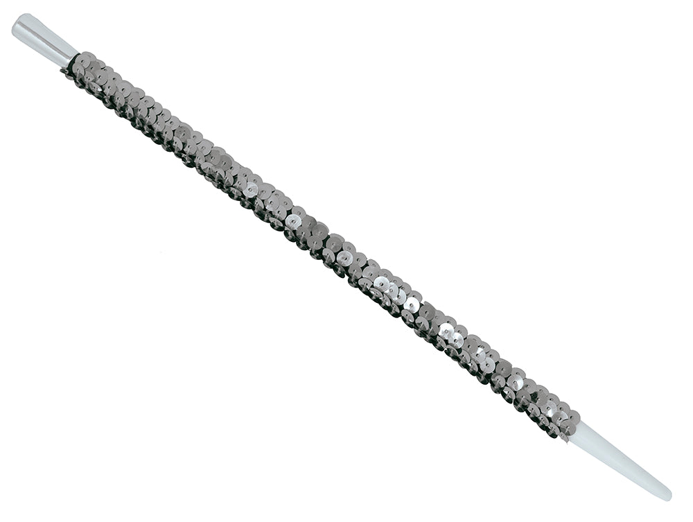 20S CIGARETTE HOLDER SILVER SEQUIN, 30 CM