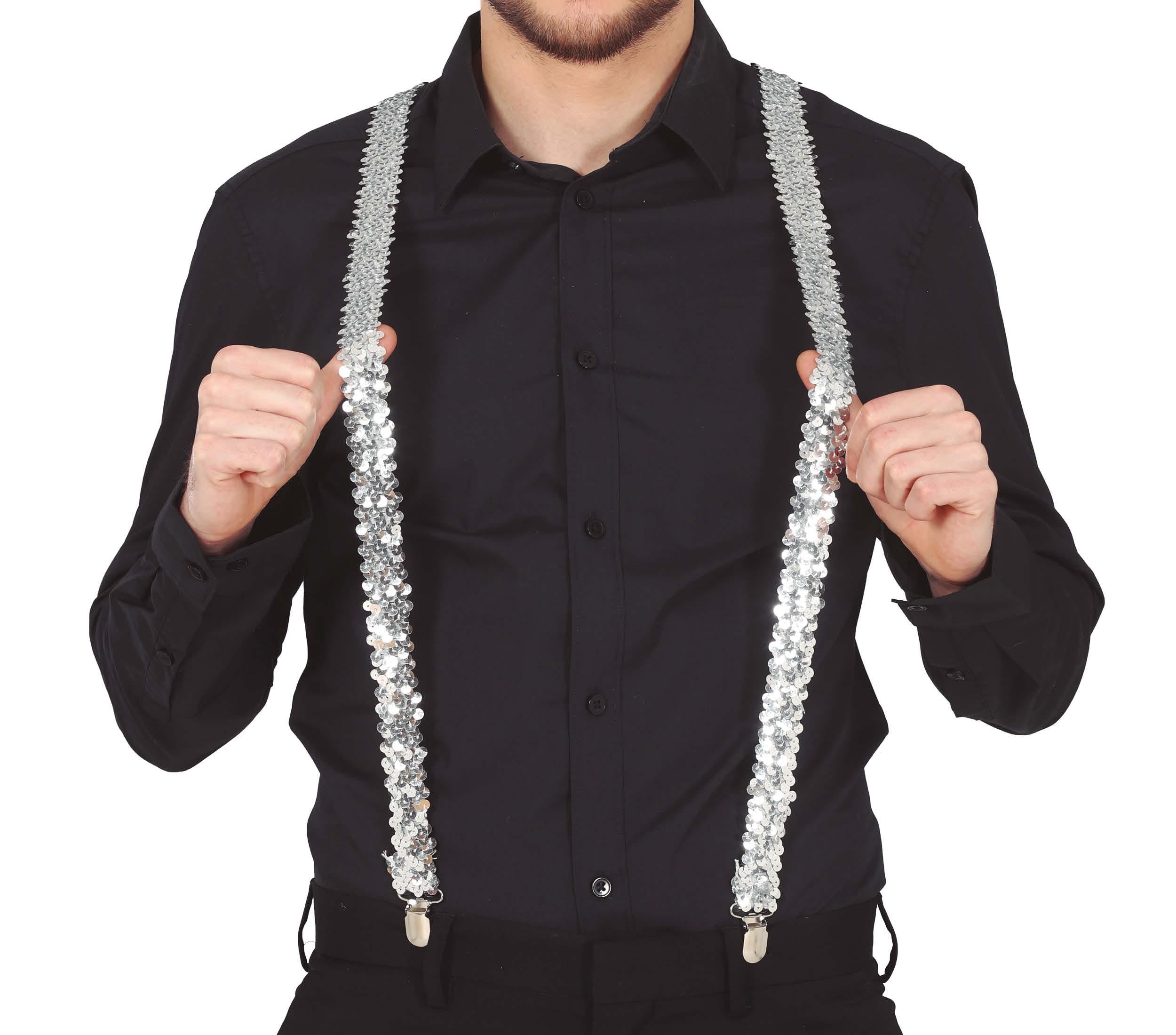 SEQUIN SUSPENDERS