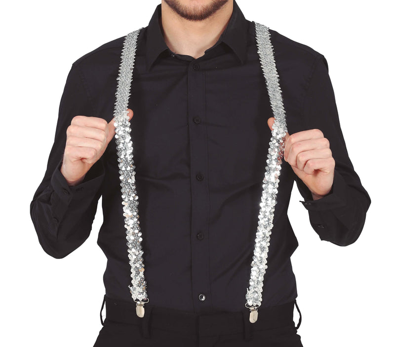 SEQUIN SUSPENDERS