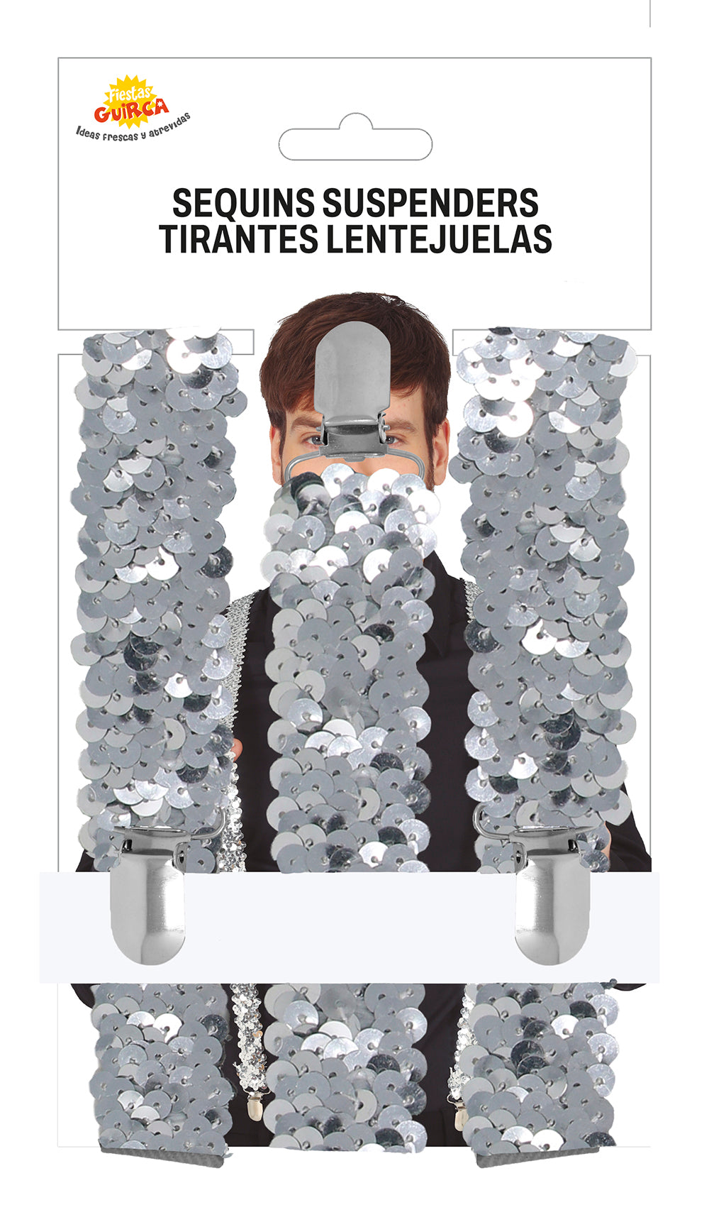 SEQUIN SUSPENDERS