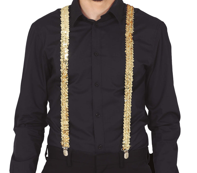 SEQUIN SUSPENDERS