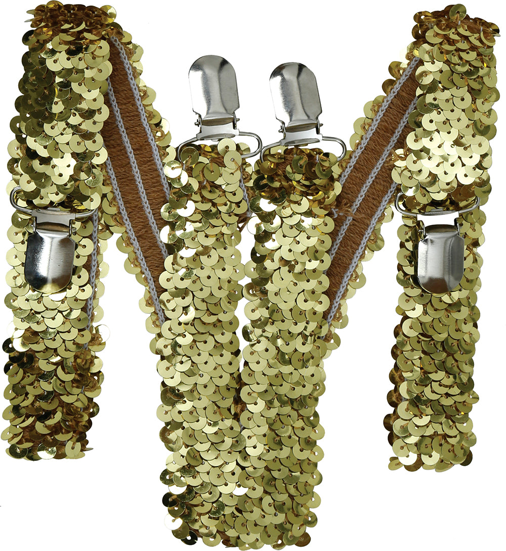 SEQUIN SUSPENDERS