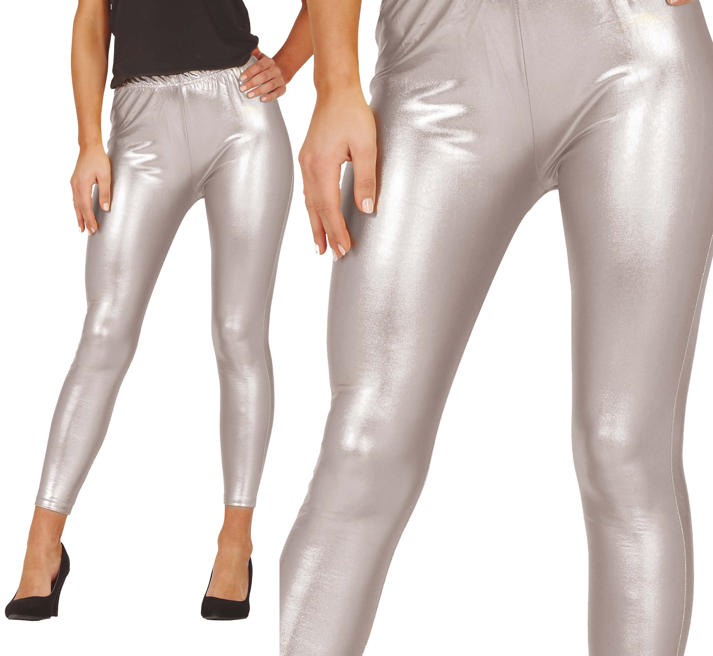 METALLIC LEGGINGS