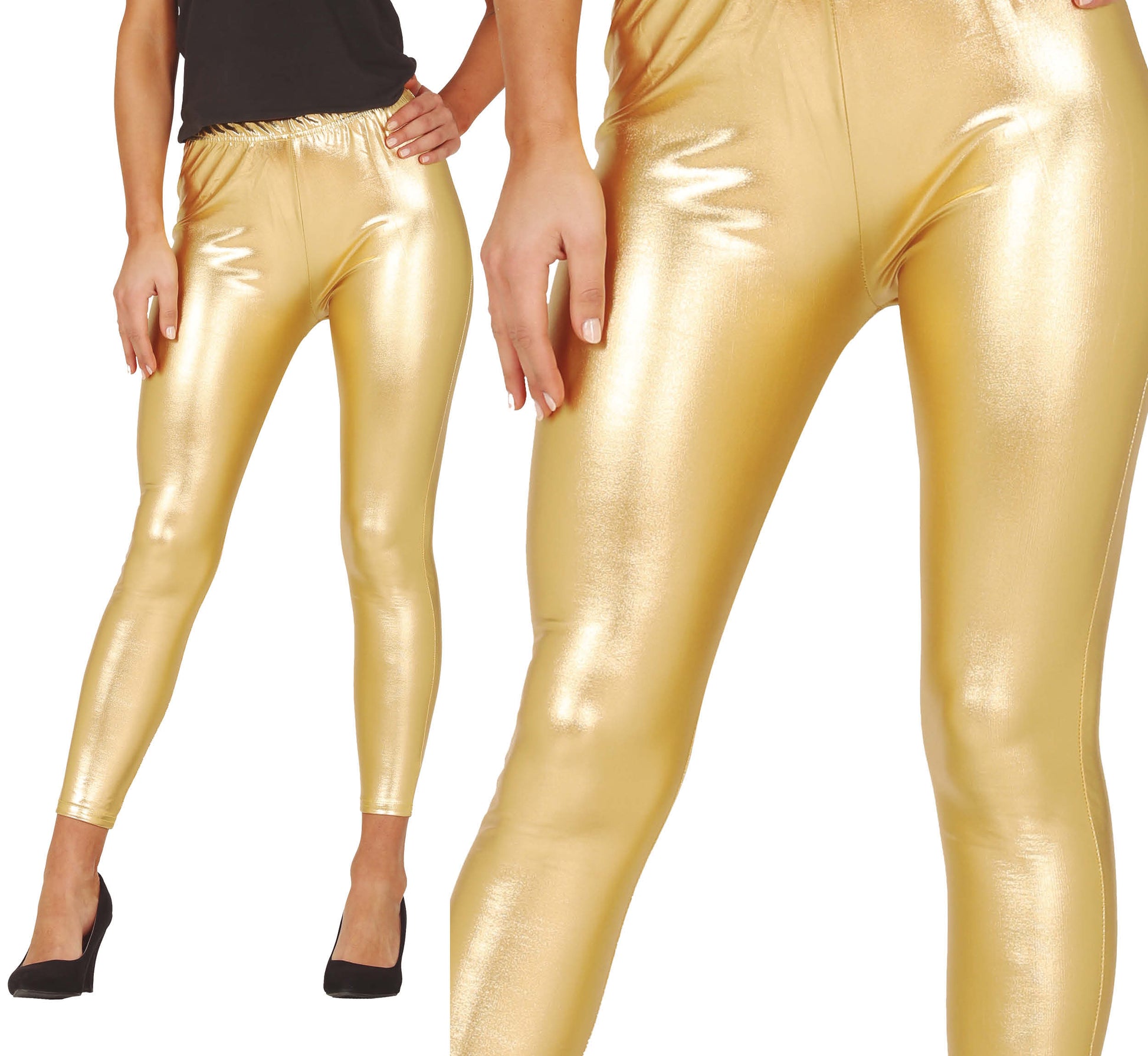 METALLIC LEGGINGS