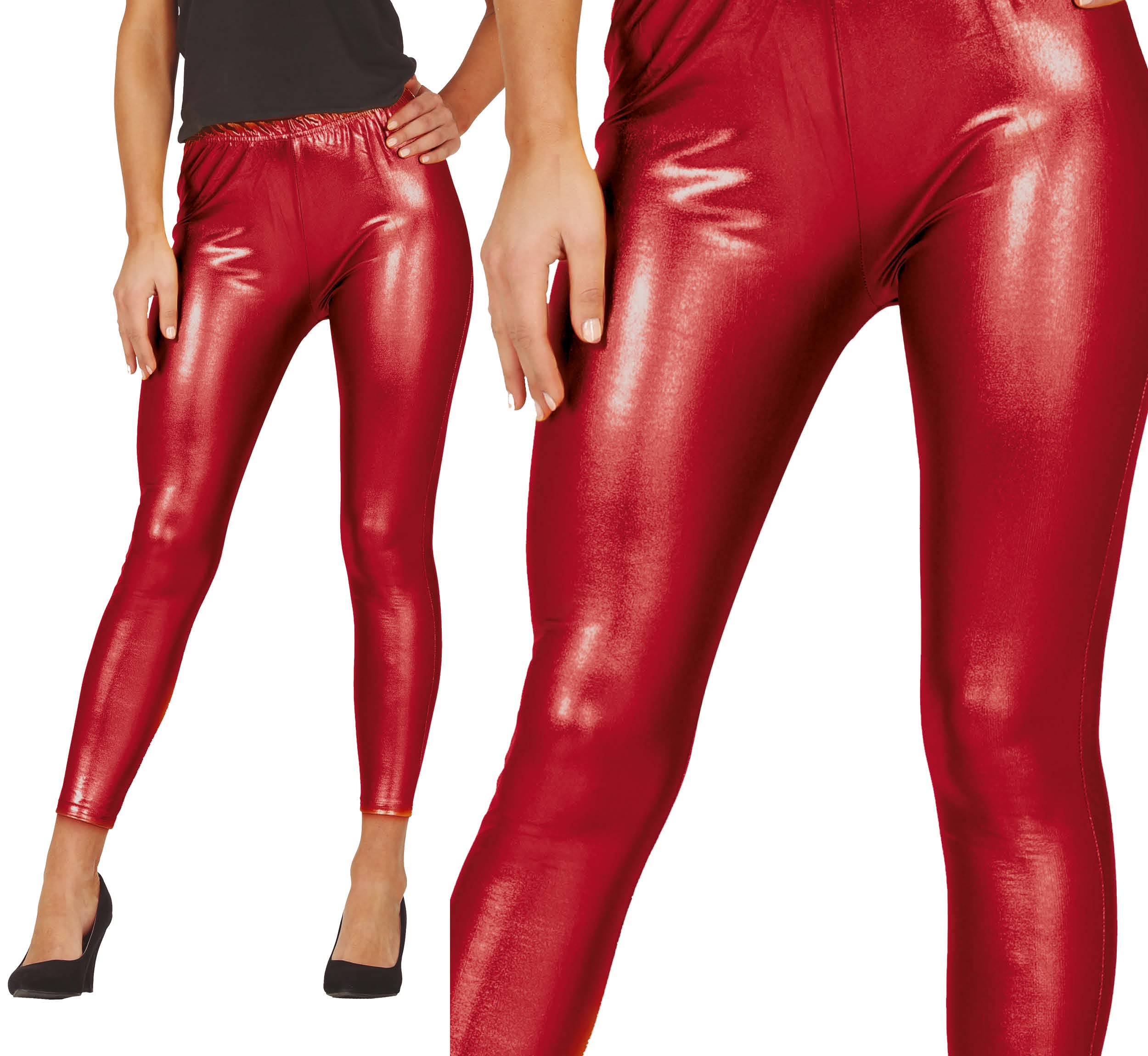 METALLIC LEGGINGS