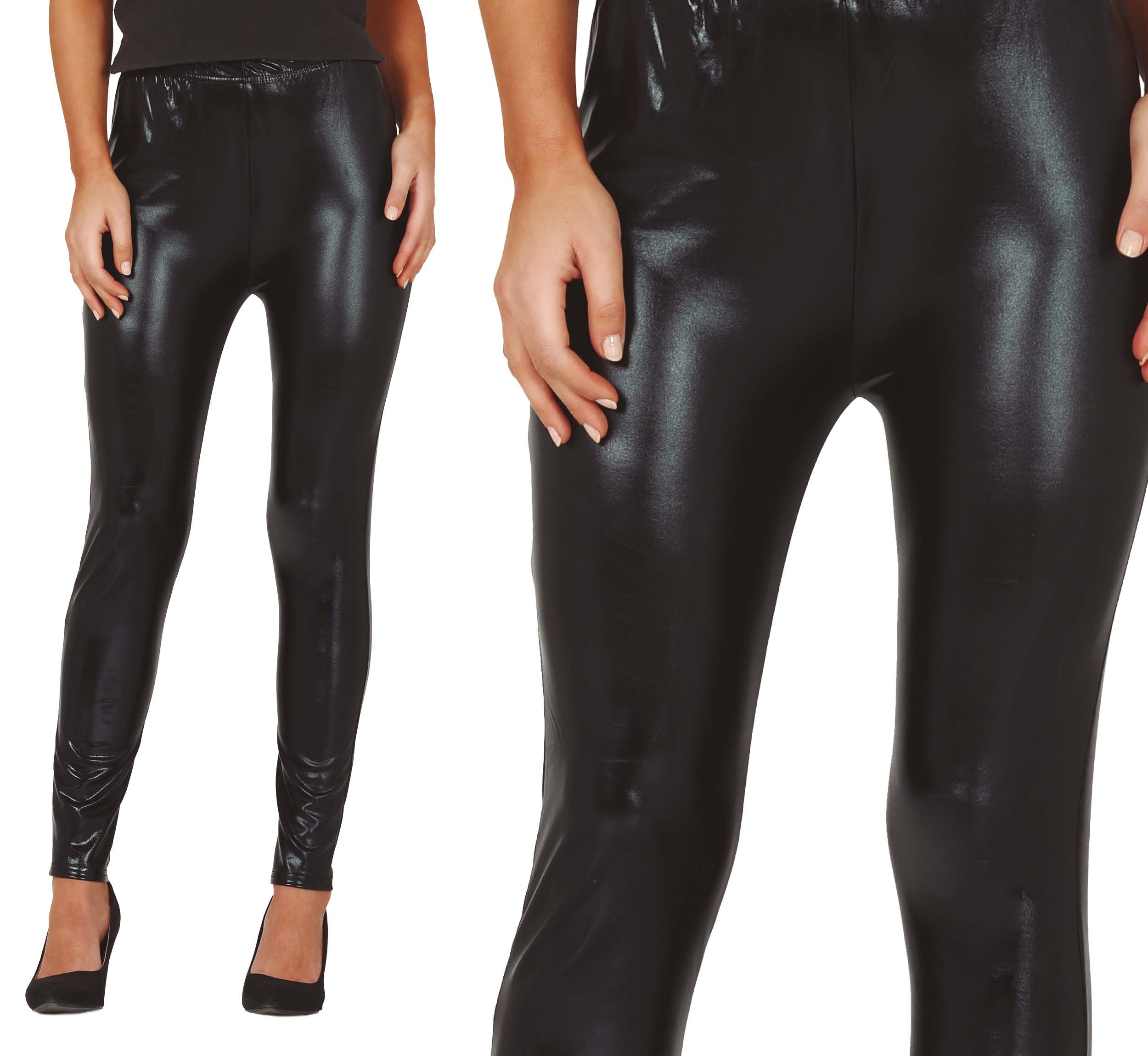 METALLIC LEGGINGS