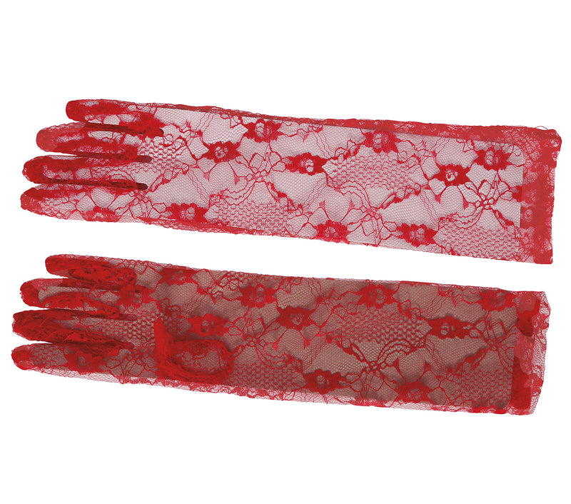 LACED GLOVES, 38 CM
