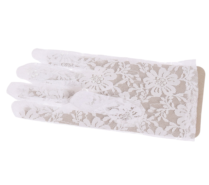 LACED GLOVES, 22 CM
