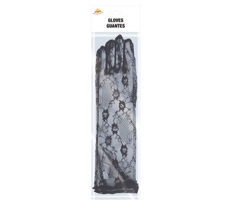 LACED GLOVES, 22 CM