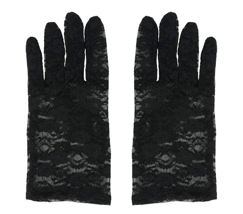 LACED GLOVES, 22 CM