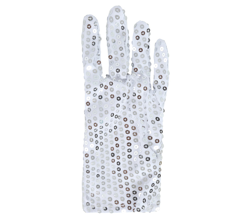 SEQUIN GLOVES, 22 CM HQ