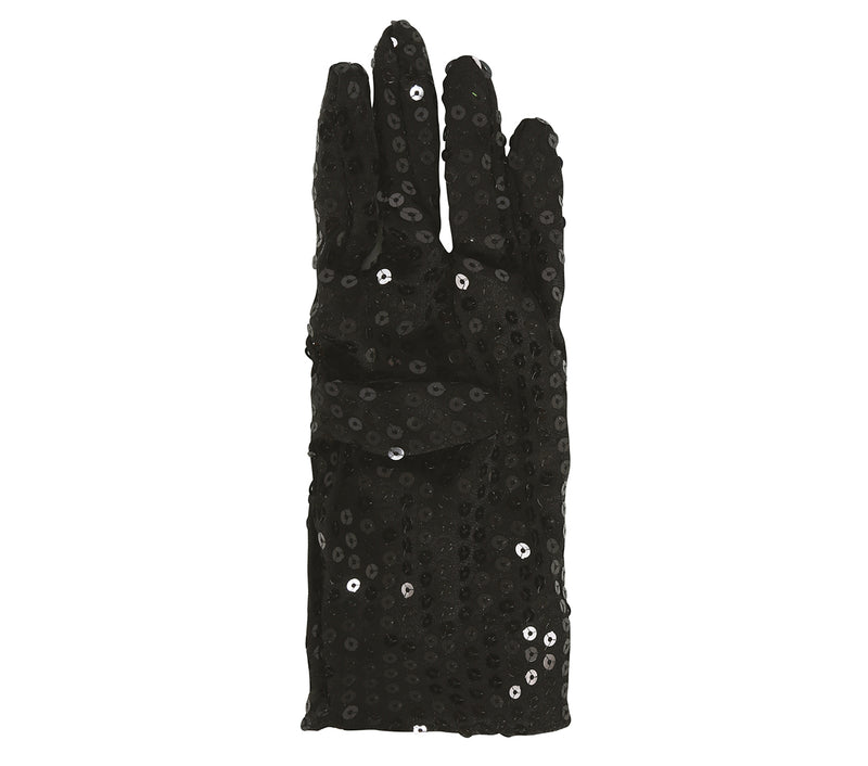 SEQUIN GLOVES, 22 CM HQ