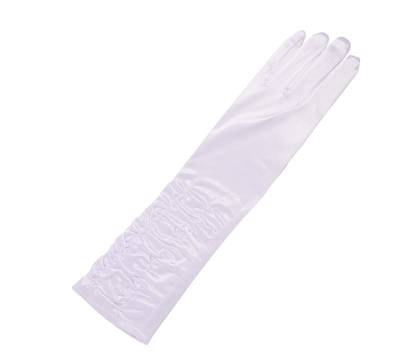 CRINCKLED GLOVES, 40 CM