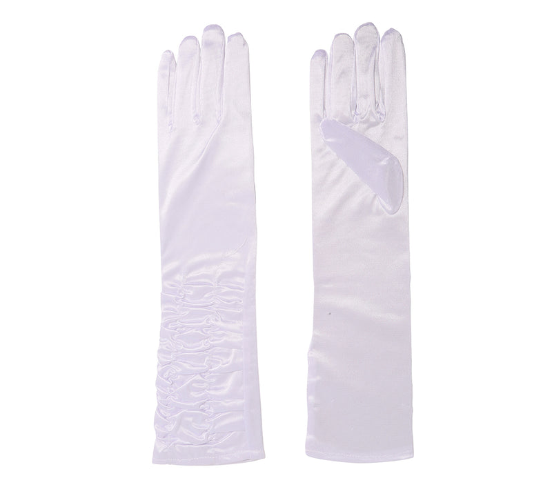CRINCKLED GLOVES, 40 CM