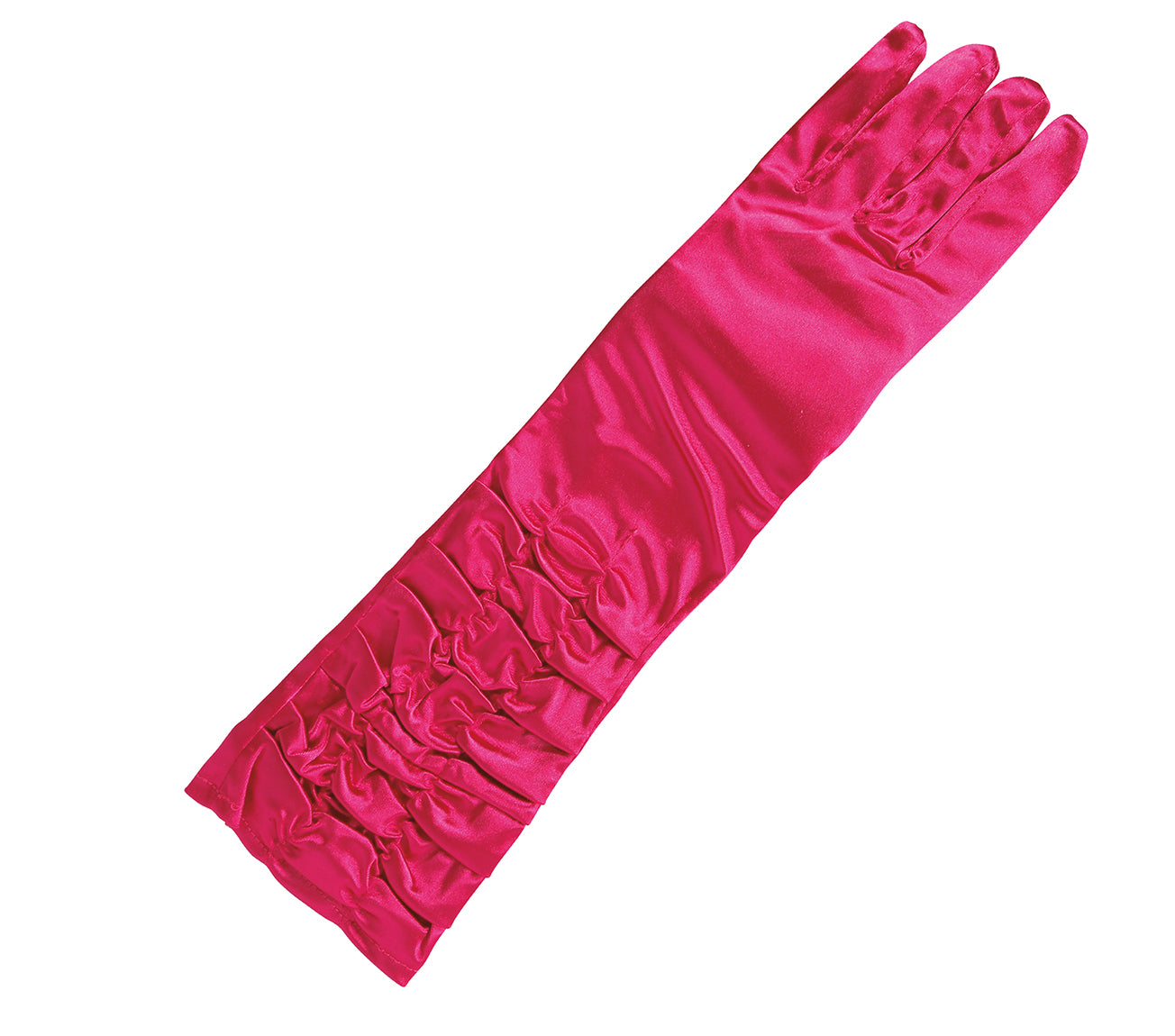 CRINCKLED GLOVES, 40 CM
