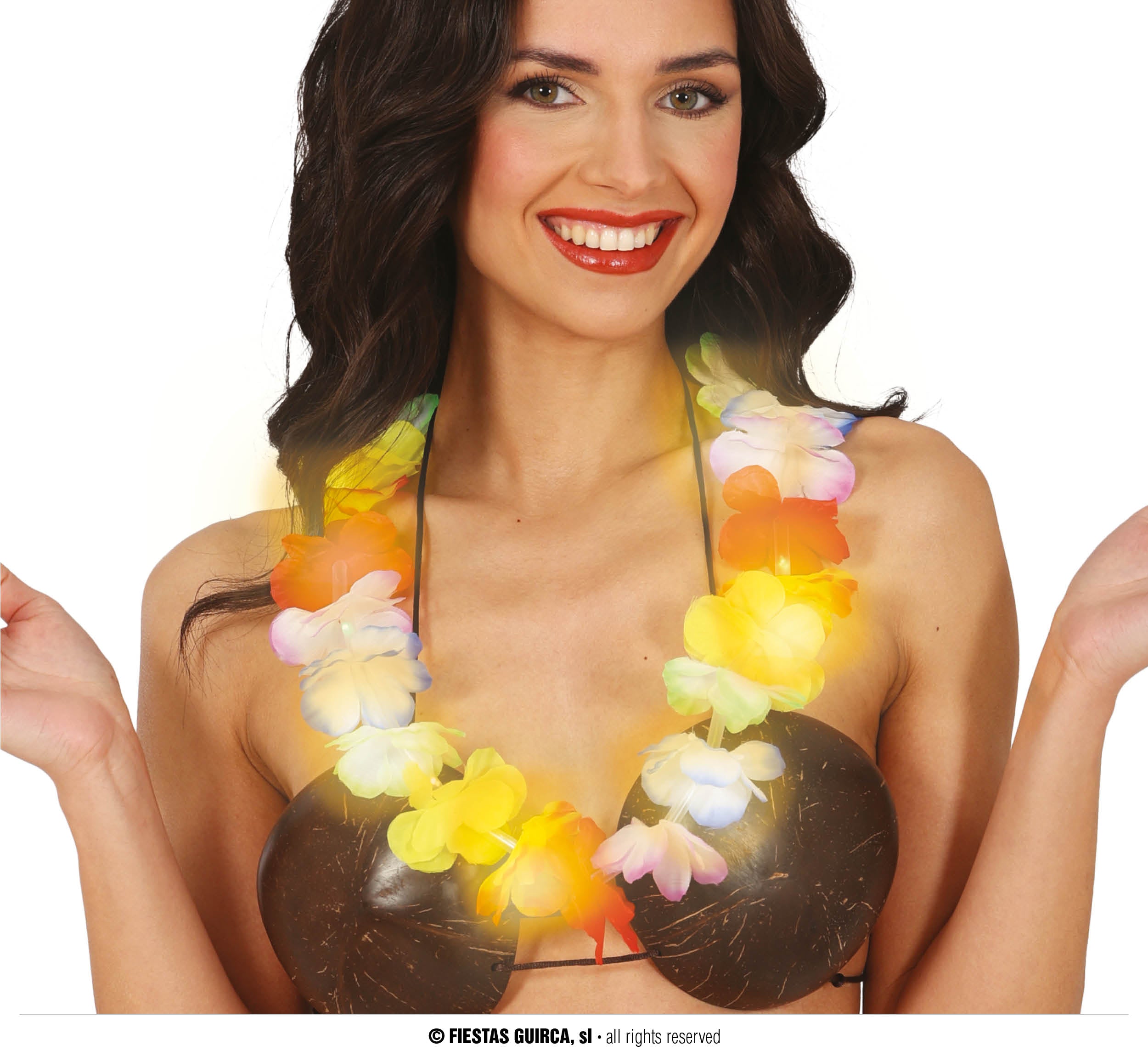 HAWAIIAN NECKLACE WITH LIGHTS