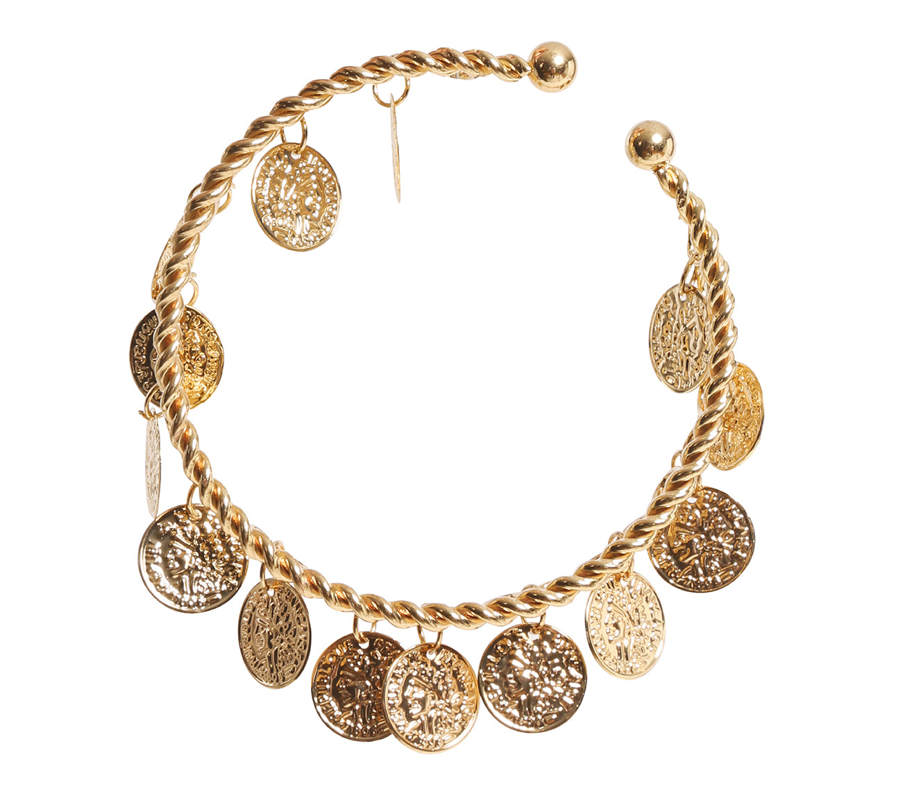 METAL COIN BRACELET