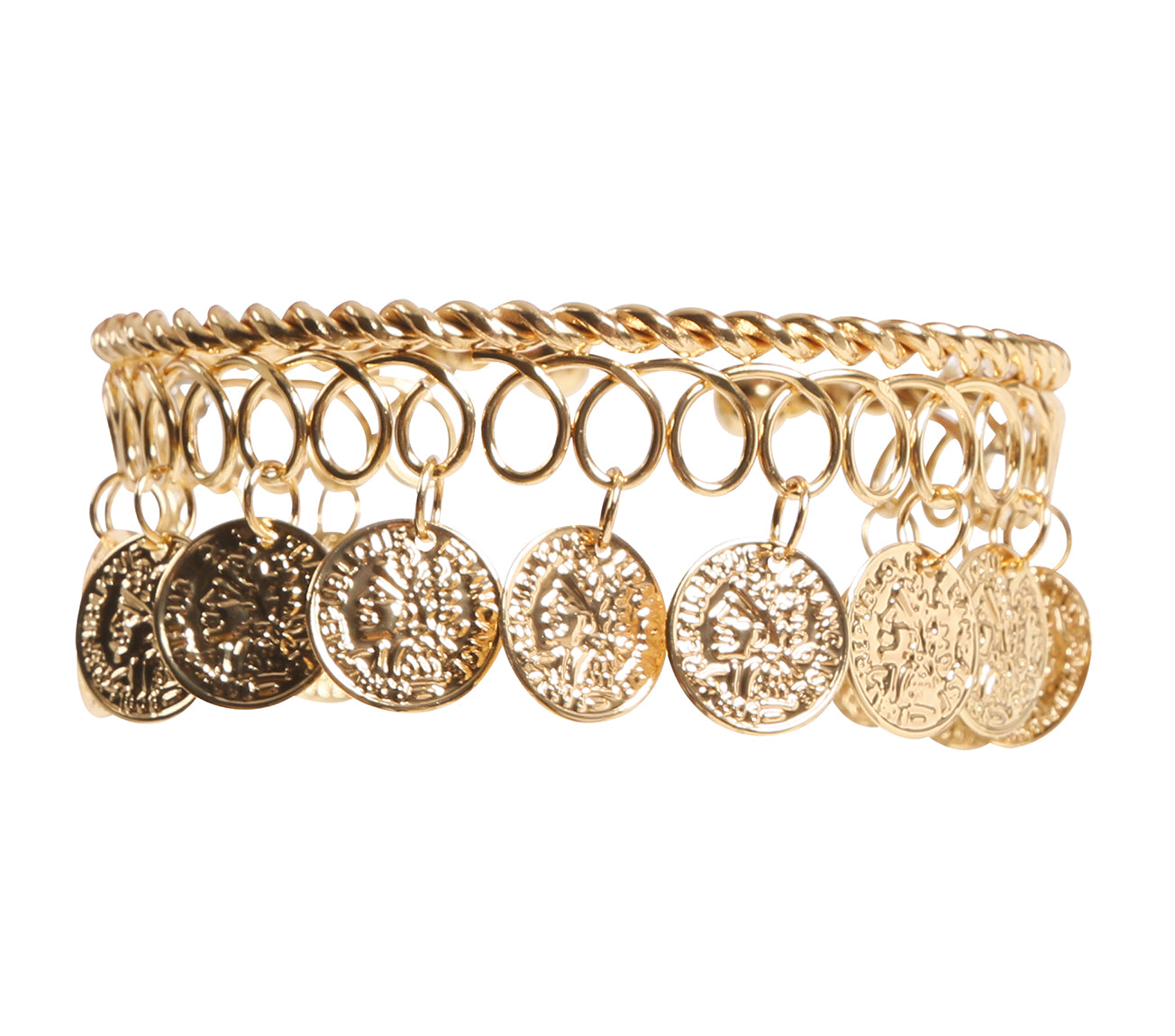 METAL COIN BRACELET