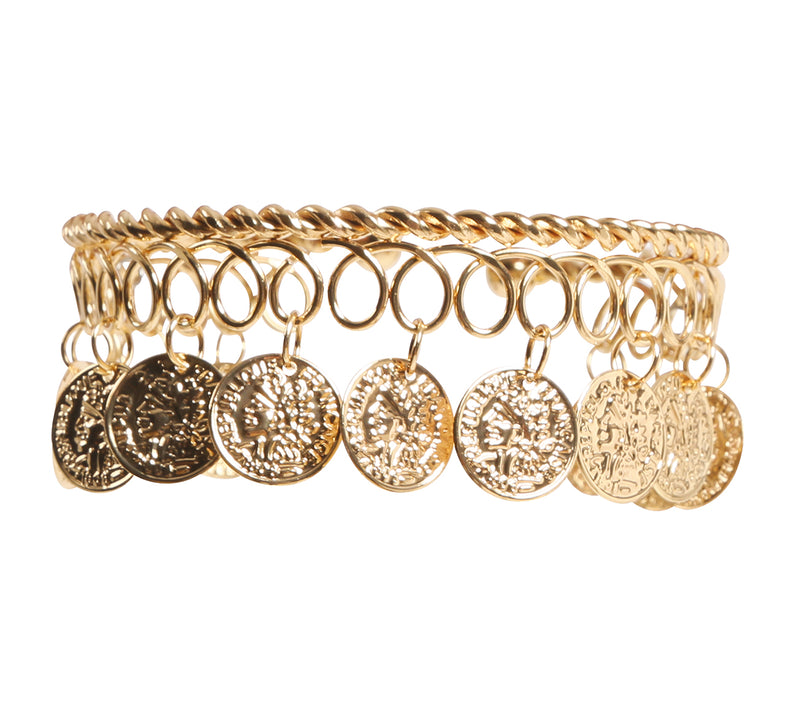 METAL COIN BRACELET