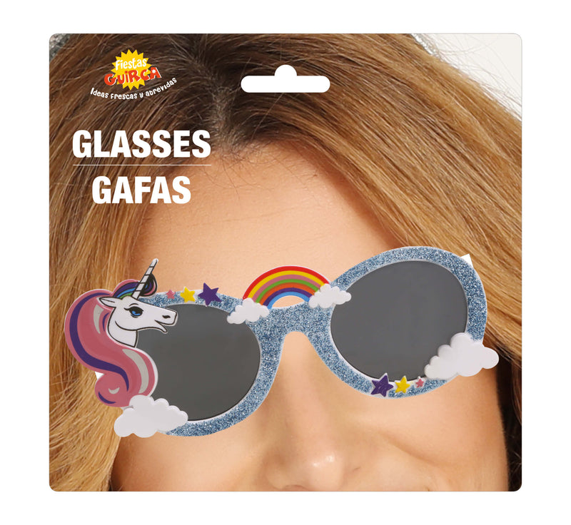 GLITTER UNICORN GLASSES