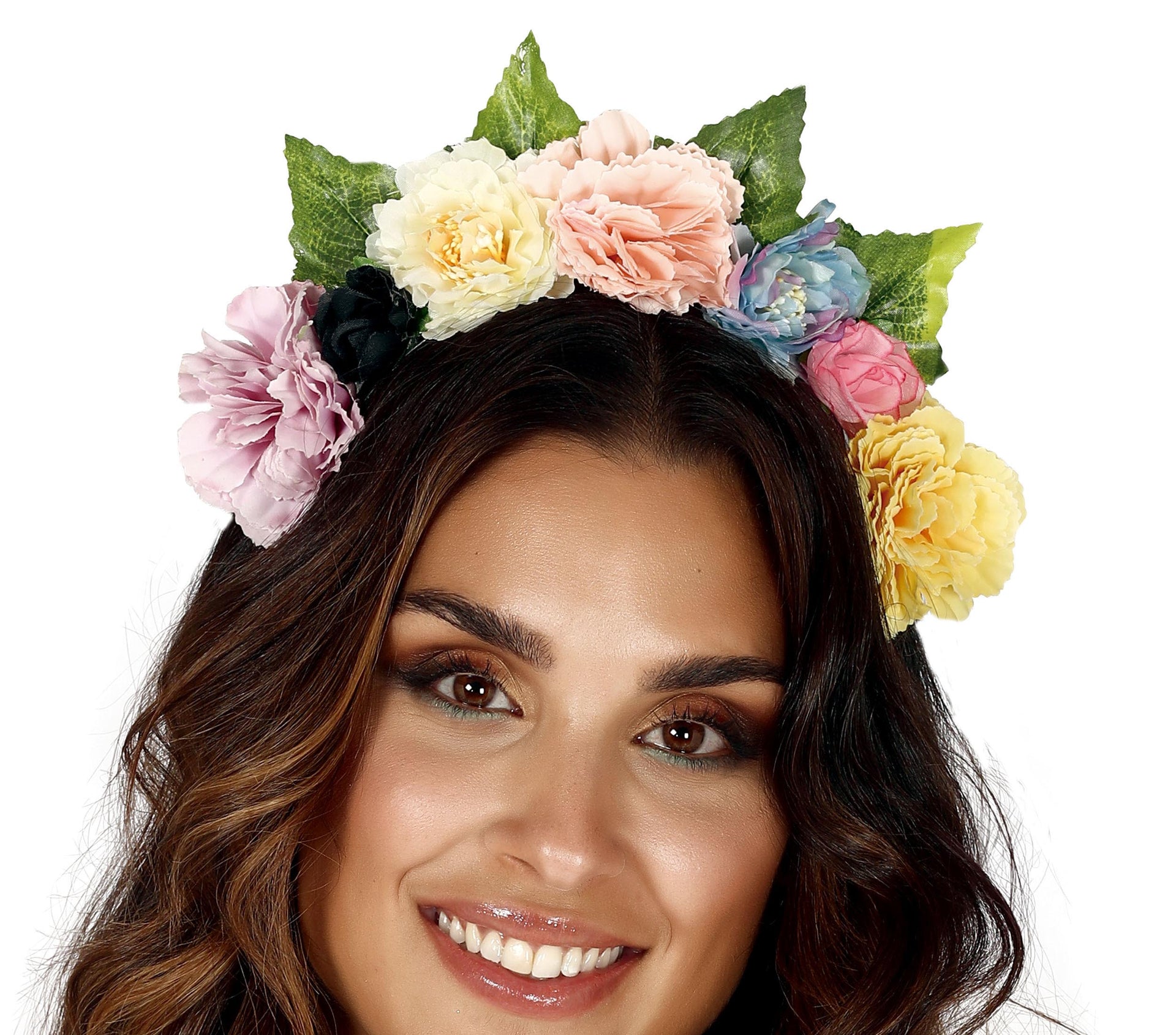 MULTICOLOUR FLOWER HAIRBAND