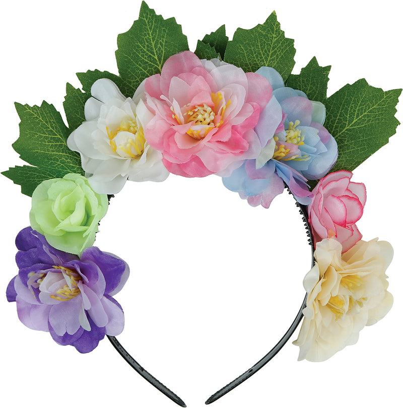 MULTICOLOUR FLOWER HAIRBAND