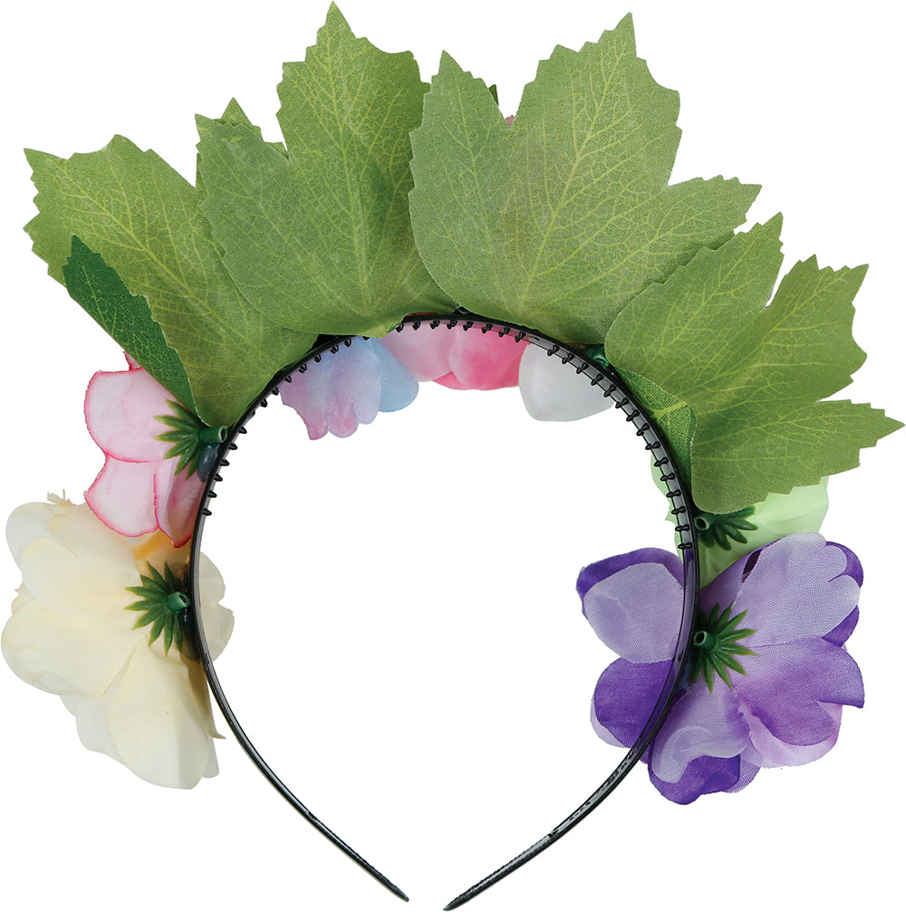 MULTICOLOUR FLOWER HAIRBAND