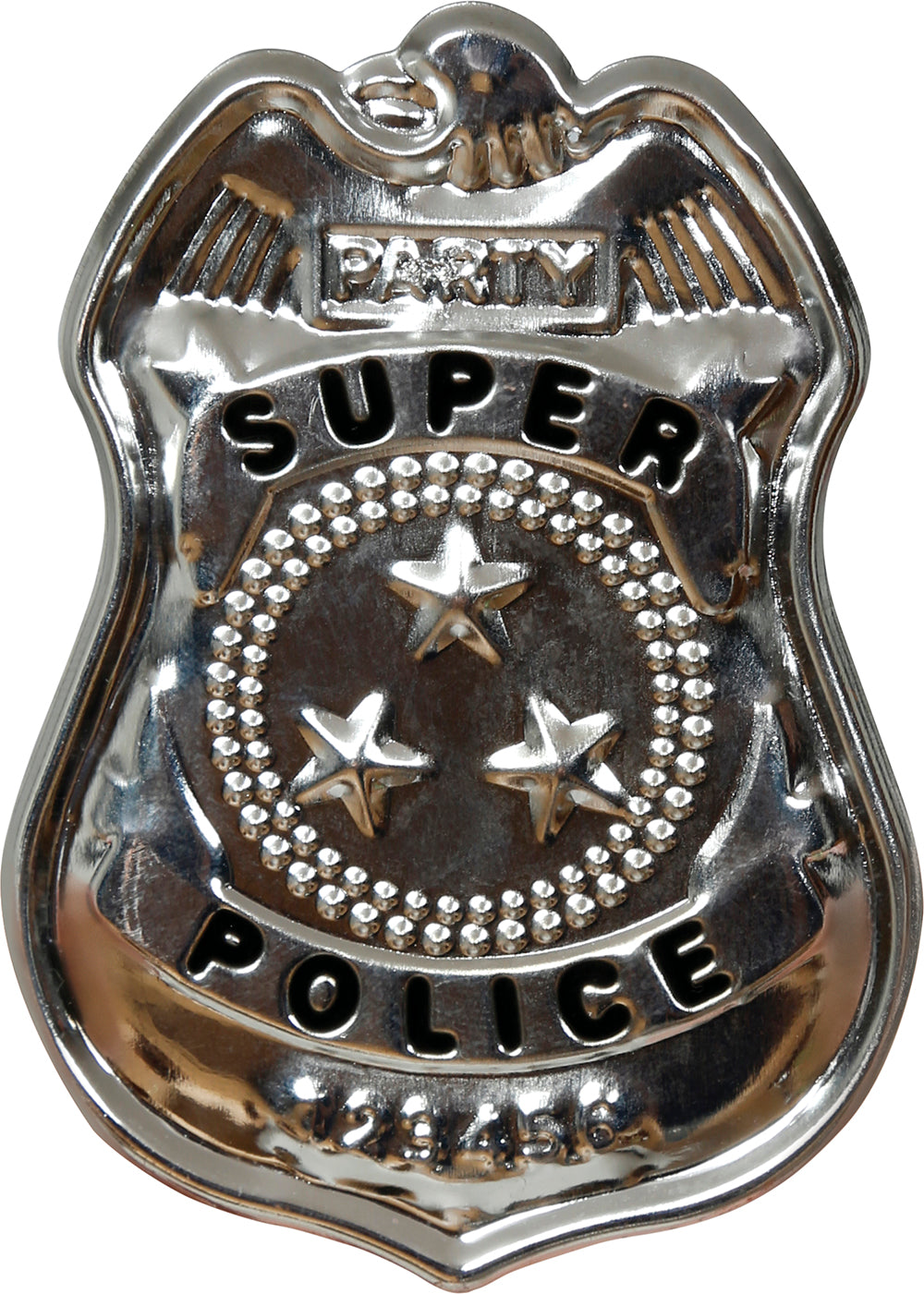METAL POLICE BADGE, 7 CM