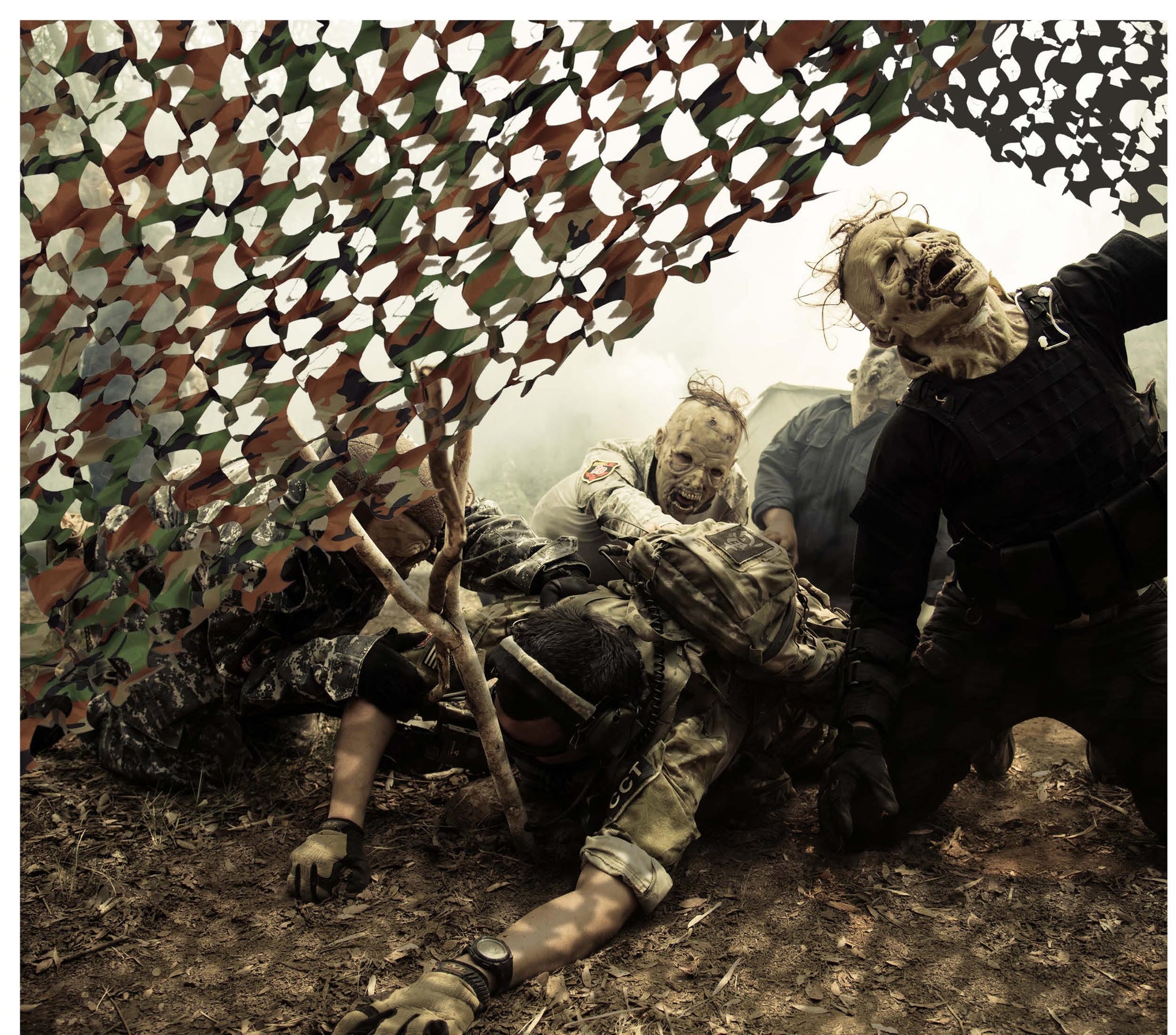 CAMOUFLAGE FABRIC 180X70 CMS