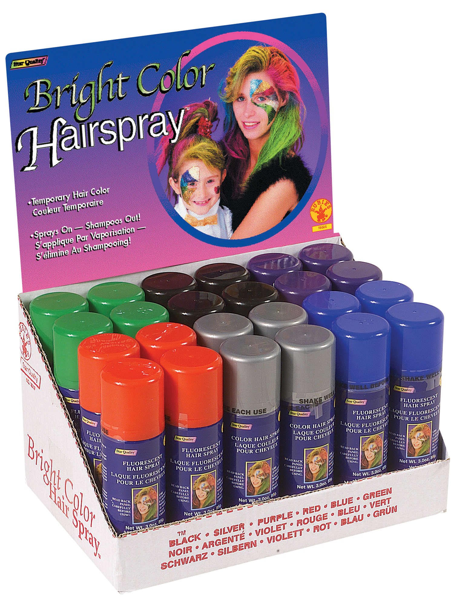 HAIR SPRAY DISPLAY KIT 24PC
