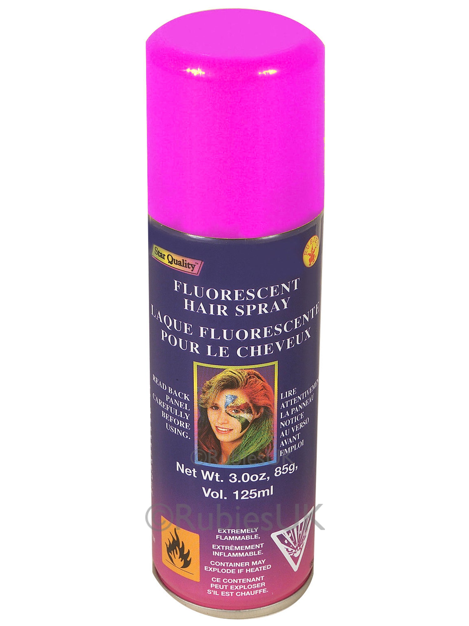 Pink Fluorescent Hairspry