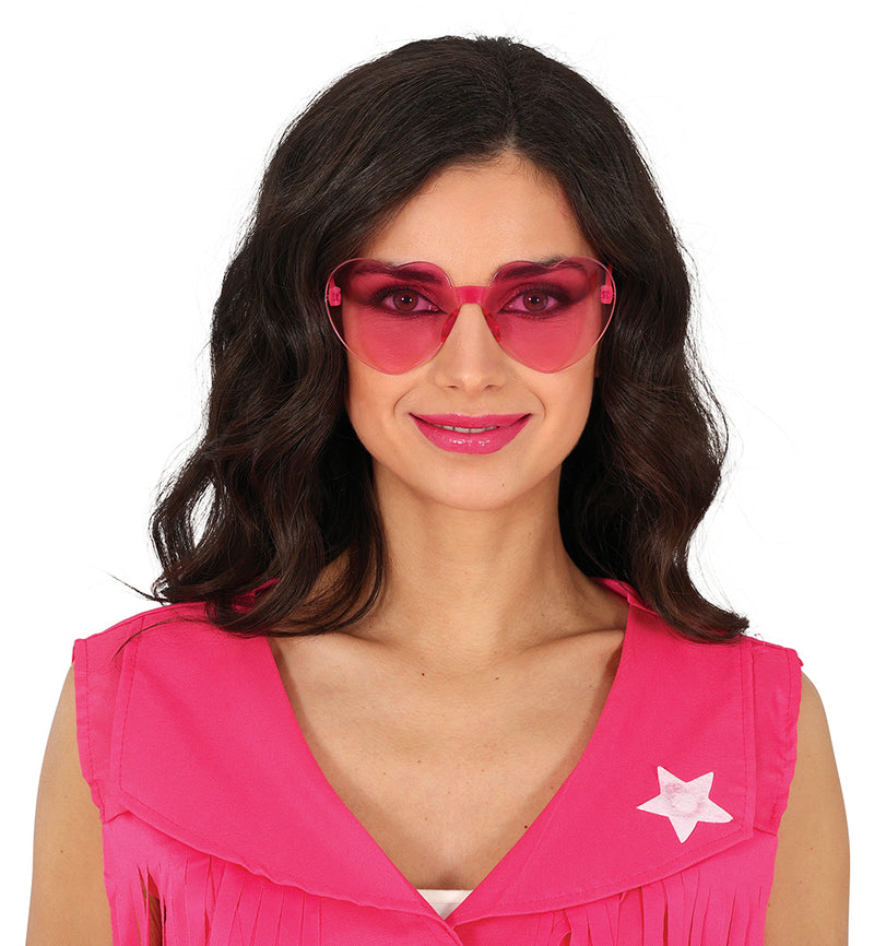 TRANSPARENT HEART GLASSES