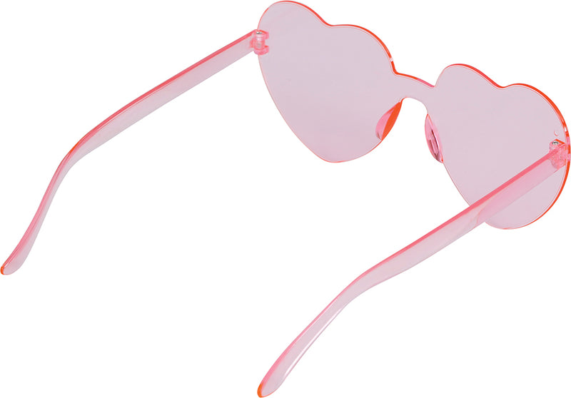 TRANSPARENT HEART GLASSES