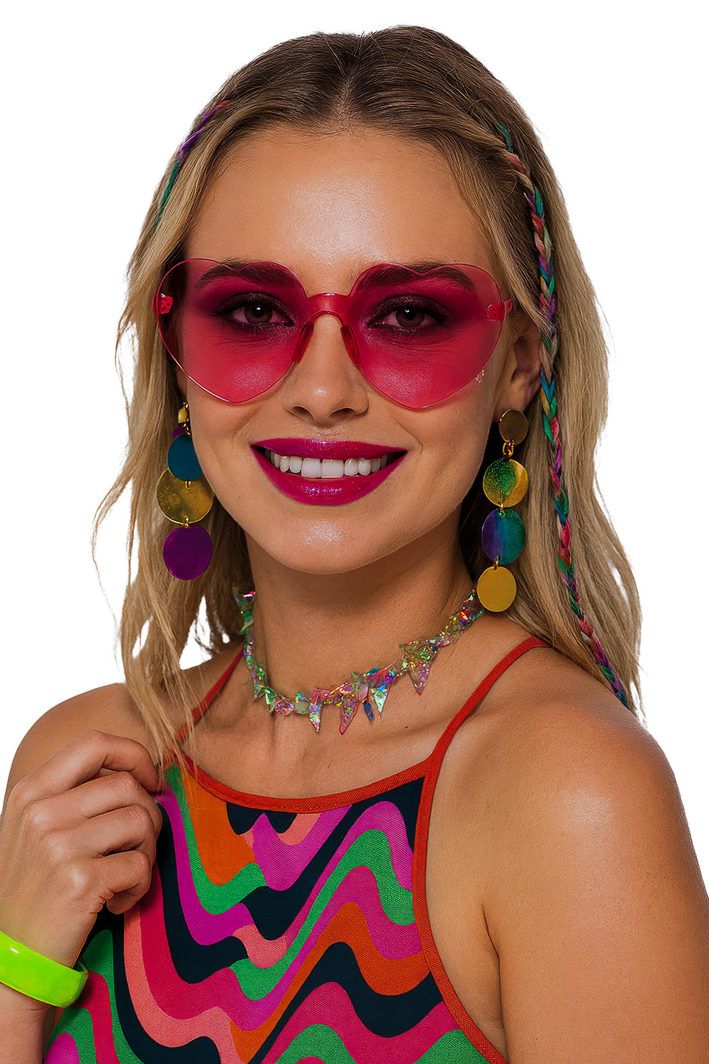 TRANSPARENT HEART GLASSES