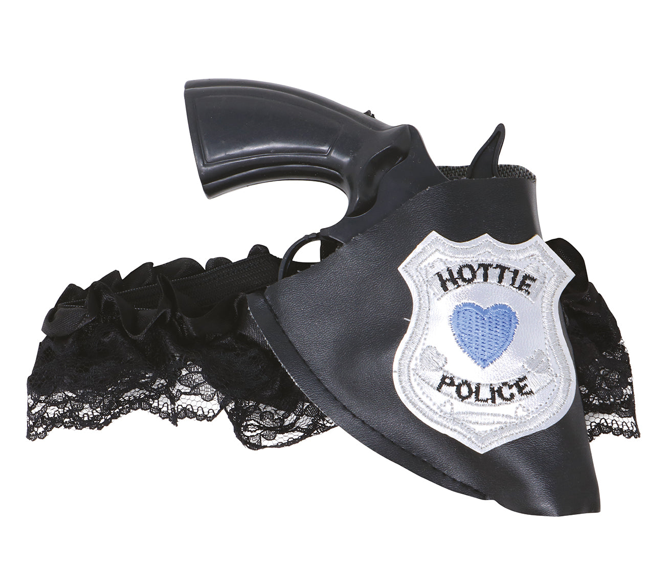 SUSPENDER WITH POLICE GUN