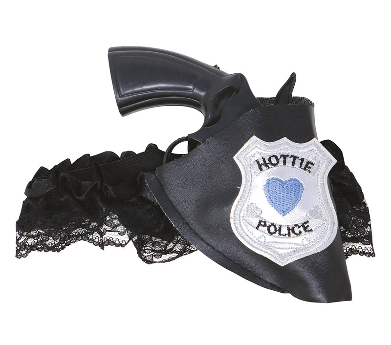 SUSPENDER WITH POLICE GUN