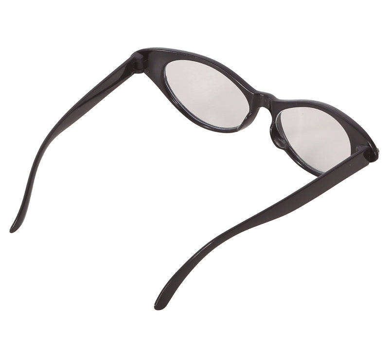BLACK 60S GLASSES