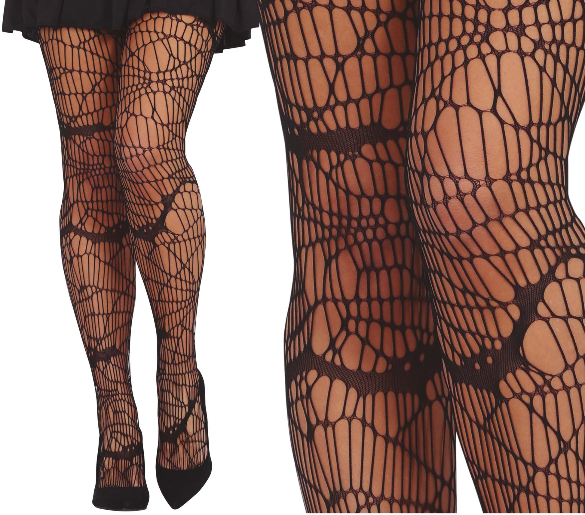 FISHNET SPIDER WEB PANTYHOSE