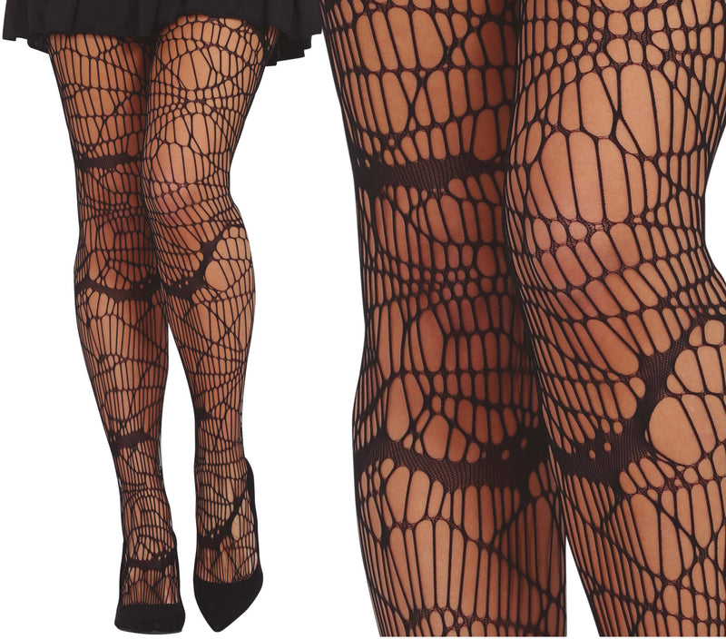 FISHNET SPIDER WEB PANTYHOSE