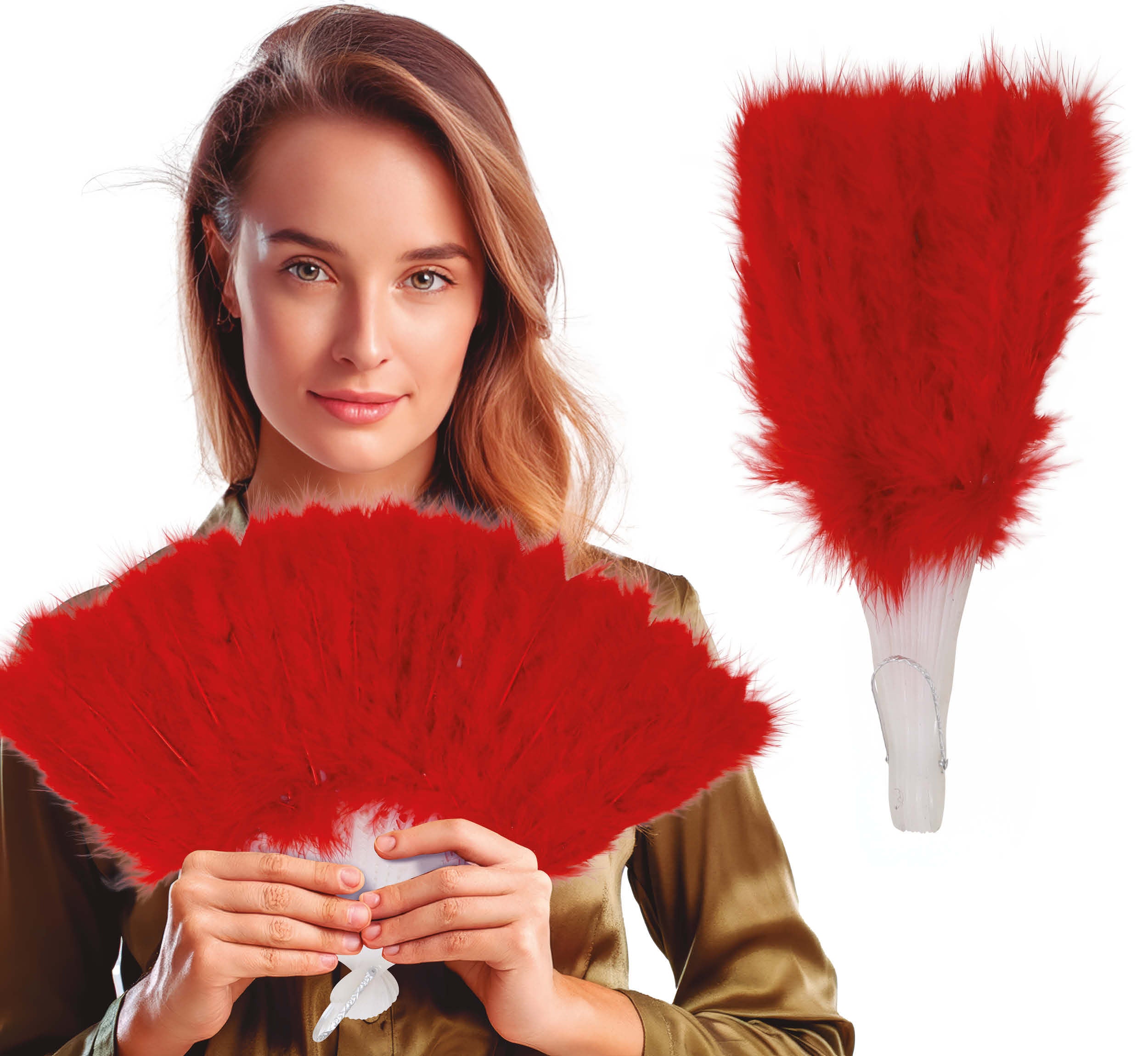 FEATHER FAN 16 BLADES