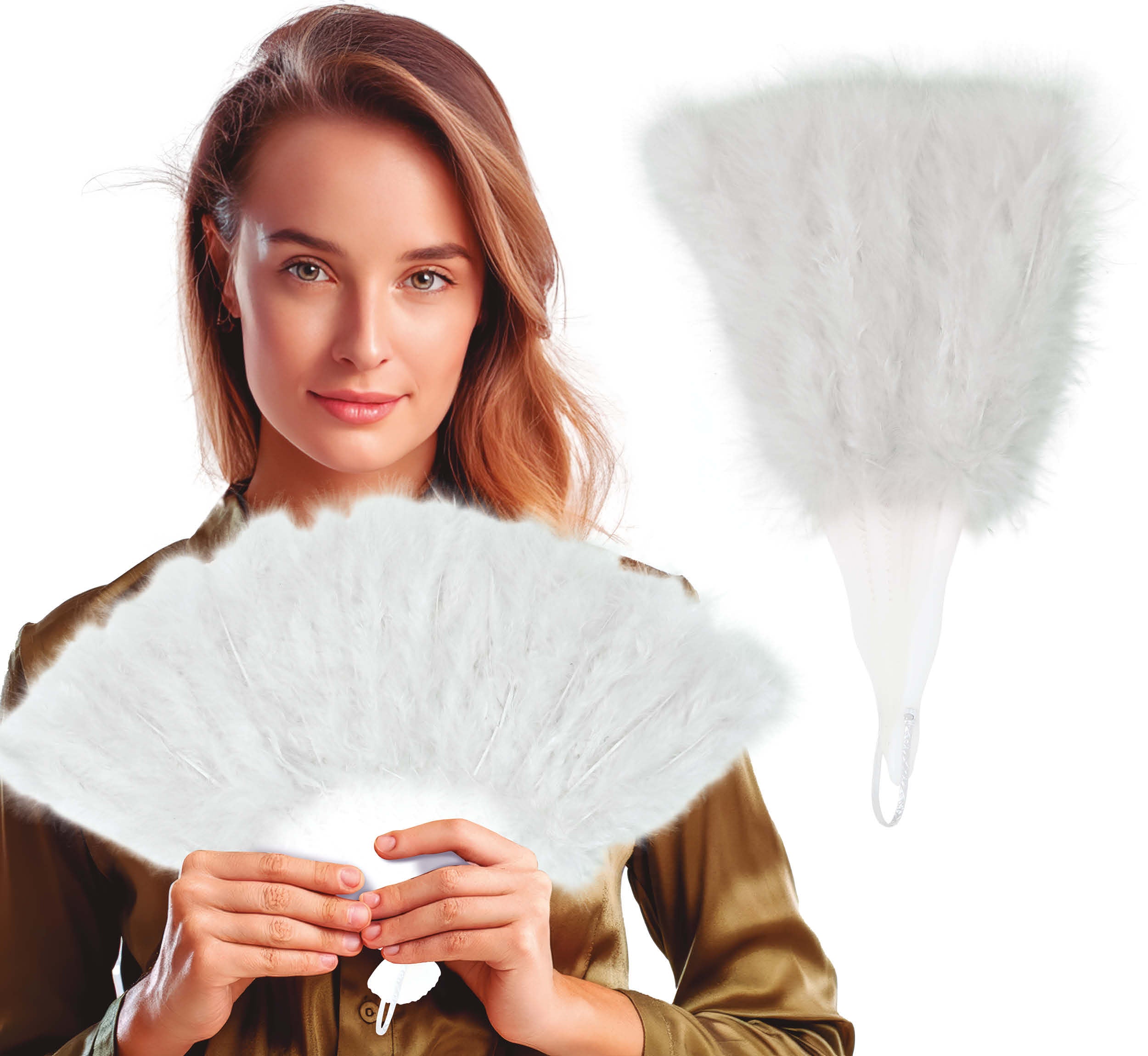 FEATHER FAN 16 BLADES