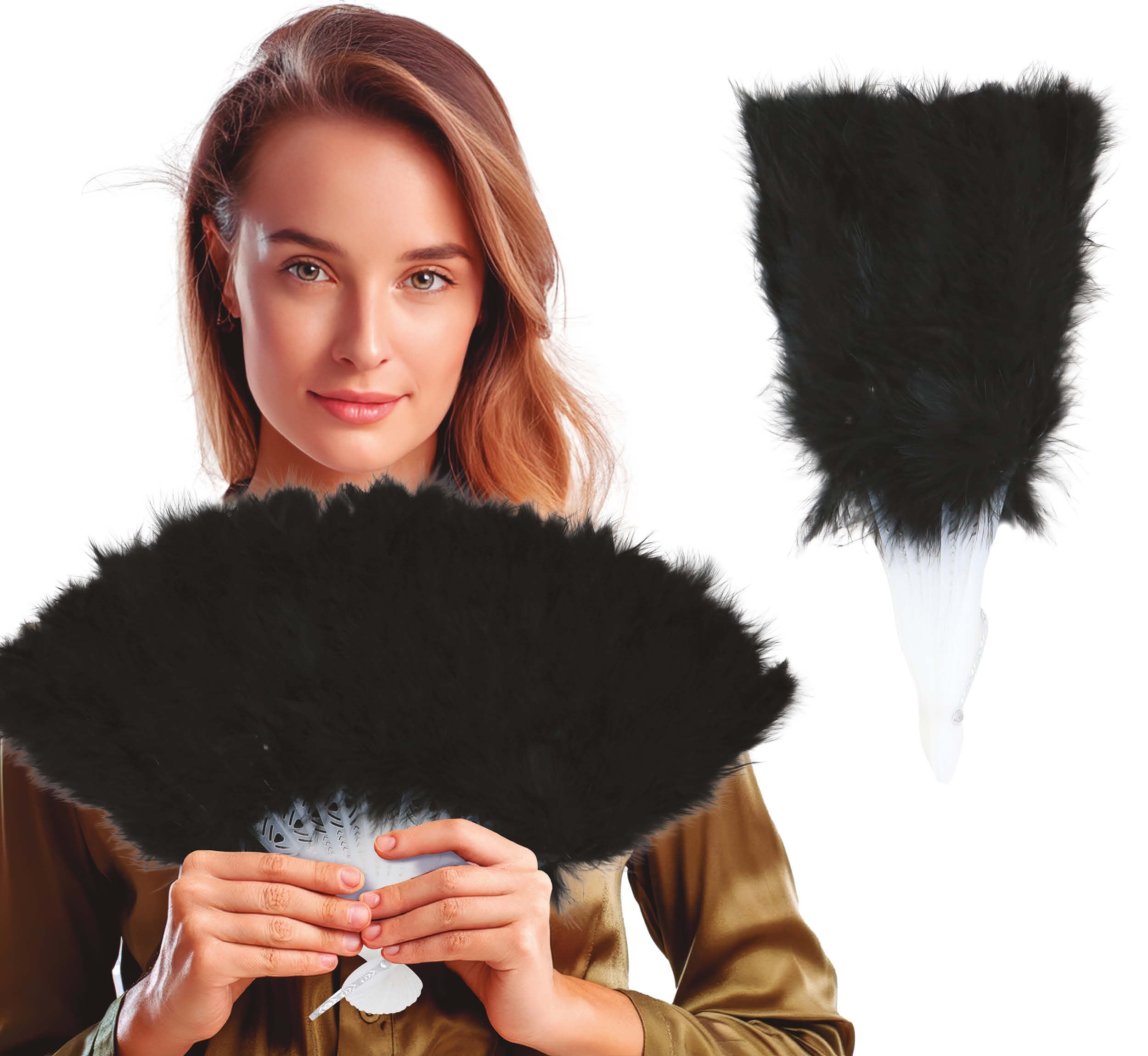 FEATHER FAN 16 BLADES